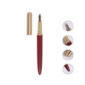 Luxury Wood Pen latón de cobre Fuente de madera Pen tinta Pen de regalo de regalo con logotipo personalizado